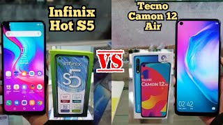 Infinix S5 vs Tecno Camon 12 Air Comparison|SpeedTest| Camera Results|Infinix S5 vs Camon12 Air|PUBG