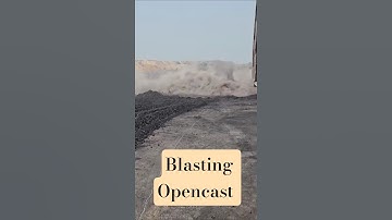 blasting in Opencast mines #mining #blasting #blast #mines #opencastmining #opencast #coalindia#coal