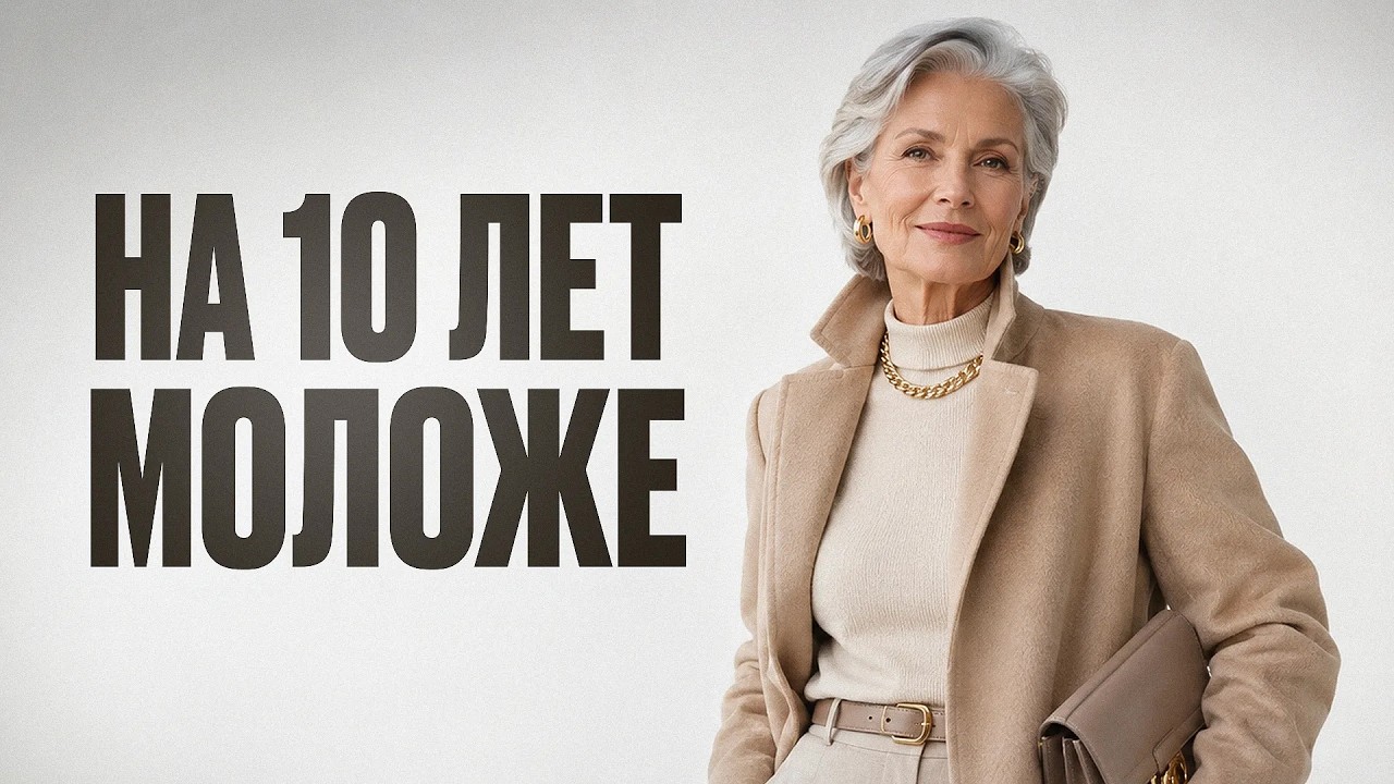 Эти вещи вас ОМОЛОДЯТ! Гардероб на 50+, который скинет вам несколько лет