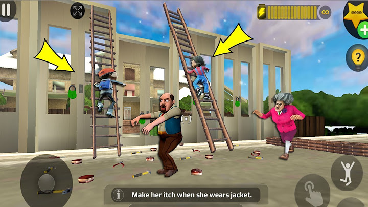 Scary Teacher 3D - with nick and tani troll Miss T fell face down  part 4604 #scaryteacher3d
