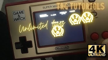 How to get infinite lives in Super Mario bros: game & watch for free (HACK) 4K Video