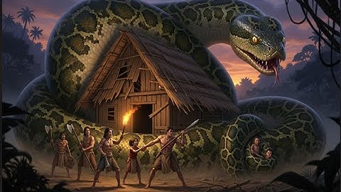 "GIANT Python vs Heroic Villagers - Life or Death Rescue!"