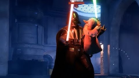 Star Wars Battlefront 2 Hero Showdown 16 Yoda 1v1 Darth Vader