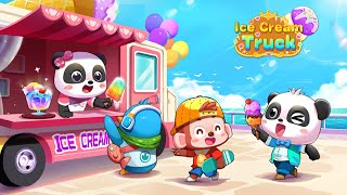 Baby Panda's Ice Cream Truck | Creative Desserts | Gameplay Video | BabyBus Games screenshot 5