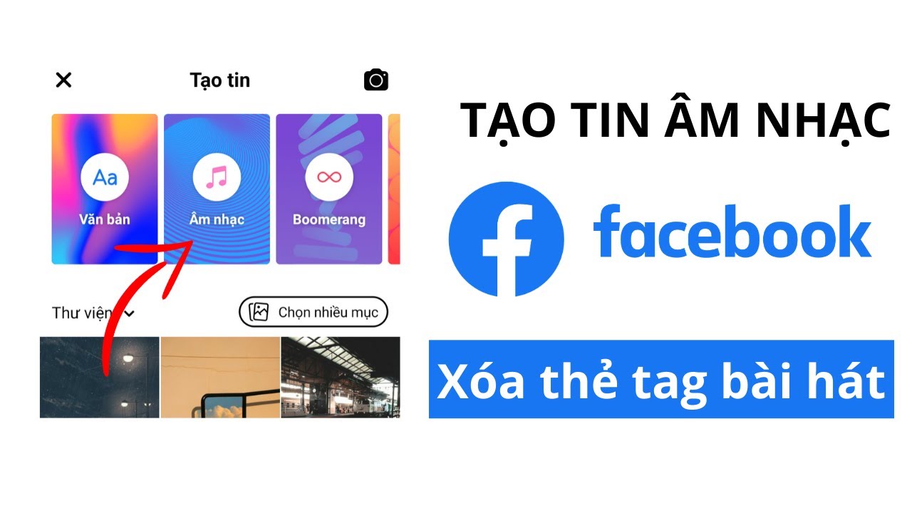 Cách Thêm Nhạc Vào Tin/ Story Và Xóa Thẻ Tag Nhạc/ Bài Hát Trên Facebook -  Youtube