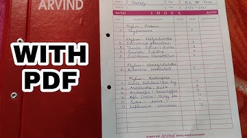 #Zoology PracticalFile #Bsc third year /#AfzalMalik