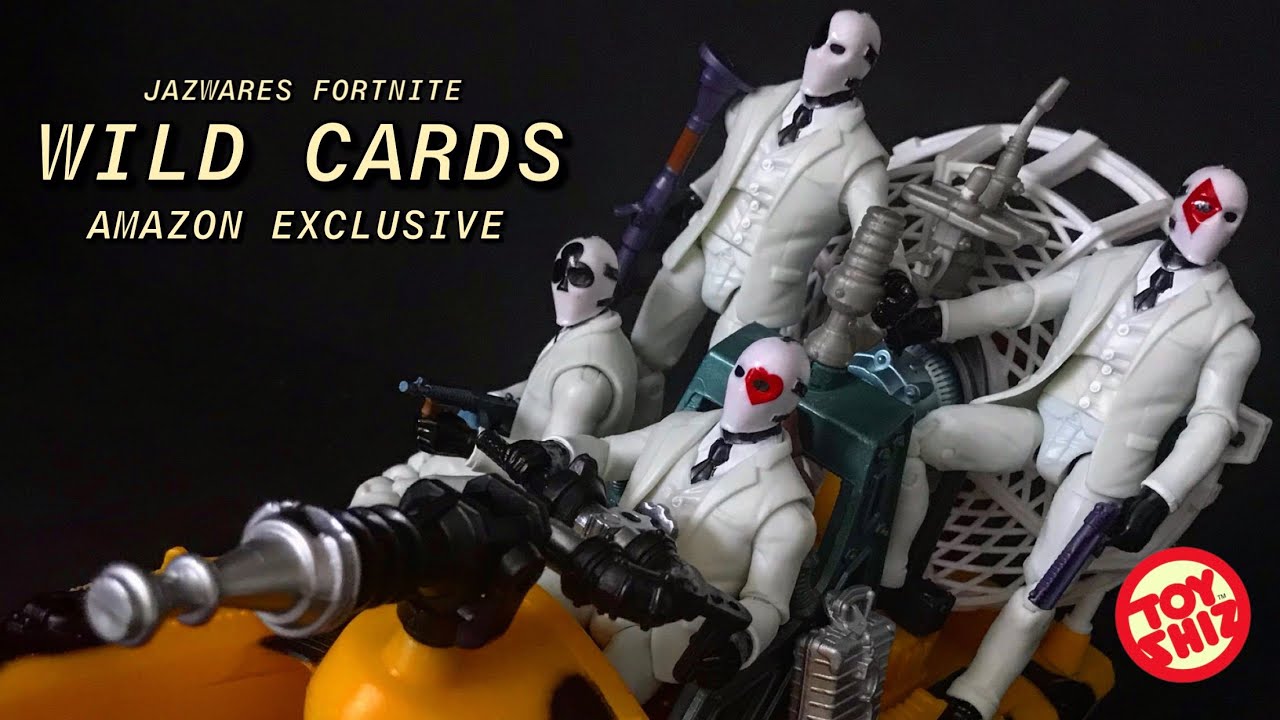 Fortnite Jazwares 4in Wild Cards Amazon Excl Box Set Youtube