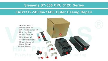 Simatics SIPLUS S7-300 CPU 312C 6AG1312-5BF04-7AB0 Outer Casing Replacement