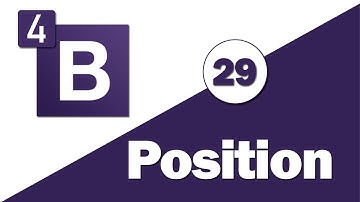 29 - ( Bootstrap 4 Tutorial ) Utilities : Float , Position , Sizing