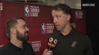 Hectic Week With Wembanyama - Matt Nielsen Interview Summer League, 2023