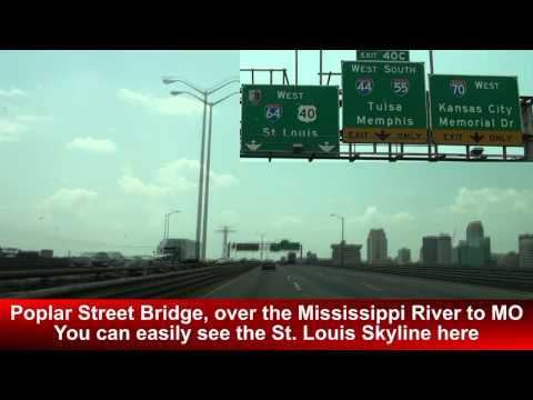 This video follows I-64 West through St. Louis.