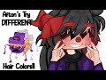 Aftons Try Different Hair Colors || Fnaf ||