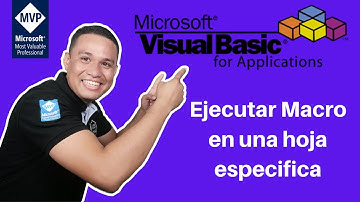 Ejecutar Macro en una hoja especifica | ExcelAprende