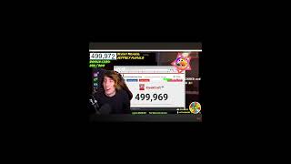 Kreekcraft hitting 10k,50k,100k,1mil,2mil,5mil,10mil, subscribers