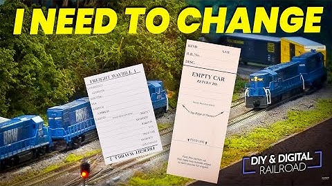 A Big Change in how I run my Model Trains 