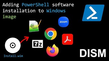 DISM: Adding PowerShell software installation to Windows image