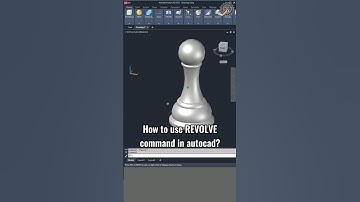 Autocad | Revolve Command in Autocad #autocad #autocadtutorial #autodesk