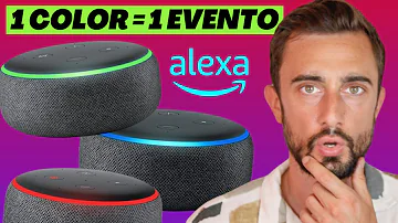 ¿Por qué Alexa se vuelve verde y azul?