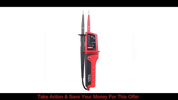 Best UNI-T UT15B Waterproof Voltage Tester Pen 24V~690V AC DC Voltage Meter Continuity Test Multi-f