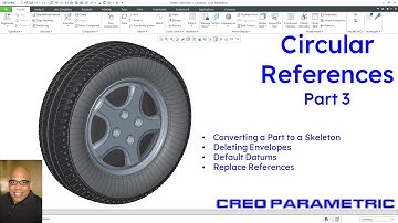 Creo Parametric - Circular References (Part 3) | Assemblies and Top Down Design