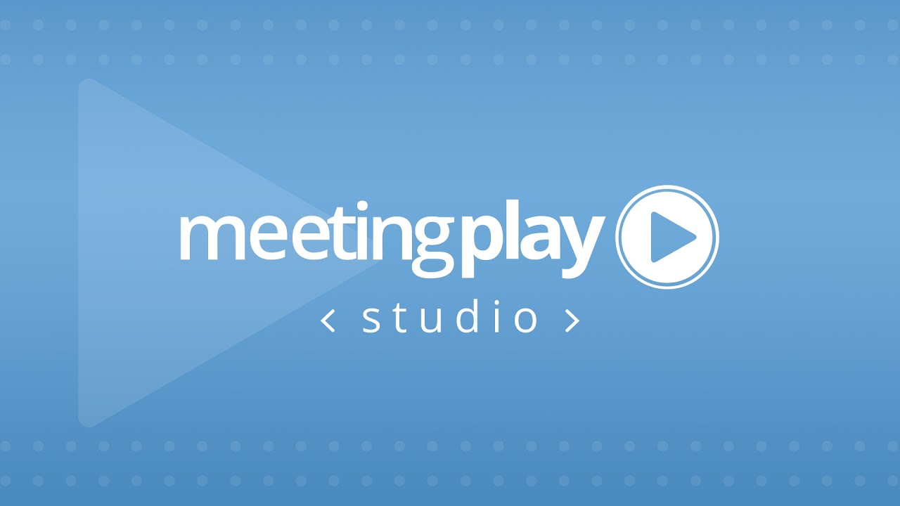 Coming Soon: MeetingPlay Studio for Event Video Creation