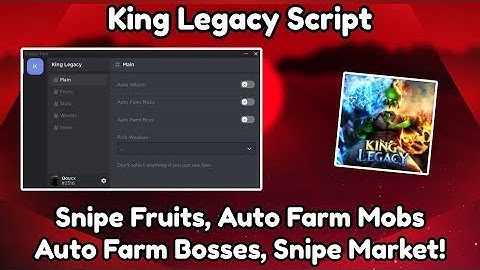 King Legacy Hack 🔥 OP AUTOFARM SCRIPT - AUTO FRUIT HACK 🔥 King Legacy Script Gui