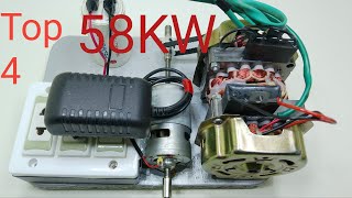 Top 4 most powerful free energy generator at 235V