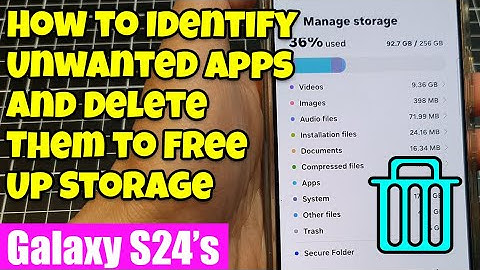 Galaxy S24/S24+/Ultra: How to Identify Unwanted Apps and Delete Them to Free Up Storage