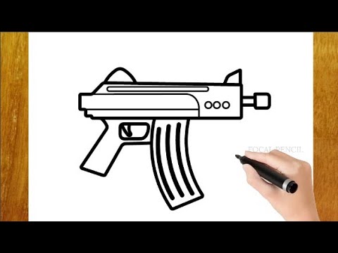 How To Draw A Gun