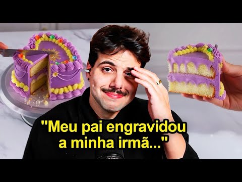 as histórias do tiktok com comidas de fundo seguem PIORES que antes