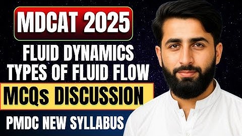 Fluid Dynamics MCQs – 02 | Laminar vs Turbulent Flow | MDCAT Physics Full Course 🔥