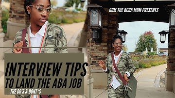 Interviewing Tips to Land the ABA Job