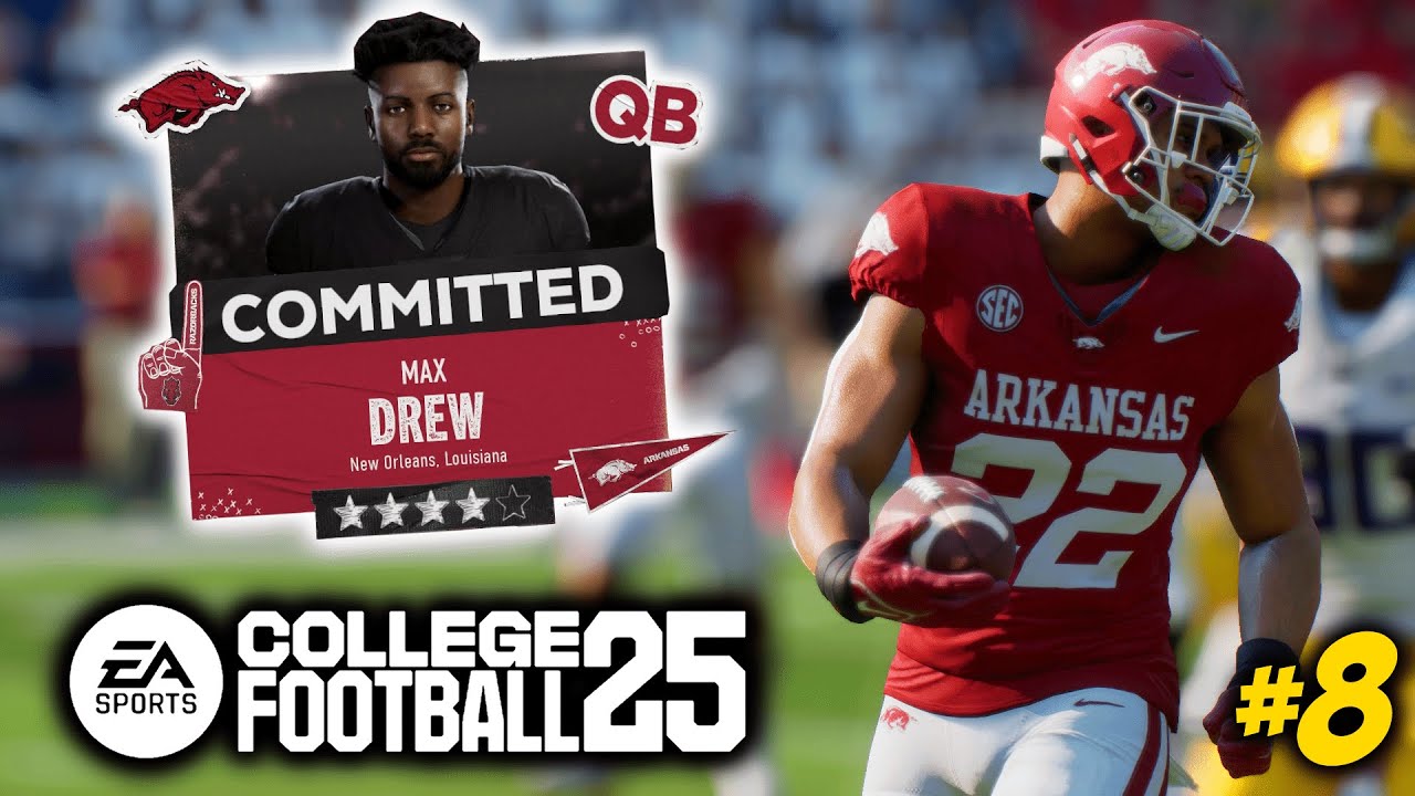 FINALLY!! | College Football 25 Arkansas Dynasty - YouTube