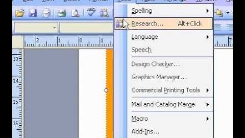 Microsoft Office Publisher 2003 Make sure a word is automatically updated