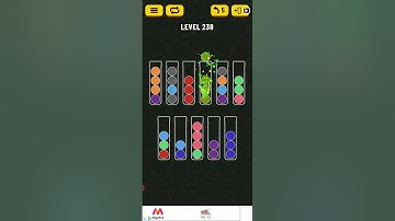Ball sort puzzle level 238
