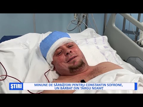 Minune de Sărbători pentru Constantin Sofrone, un bărbat din Târgu Neamț