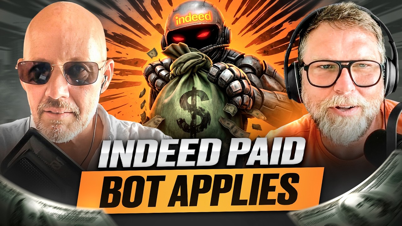 Chad and Joel recording the Indeed Terms, LinkedIn Ghosts, and Google Pitchforks episode of The Chad & Cheese Podcast