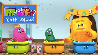 Monster Math Squad | 123 | The Scoop Troop | Learning Numbers Series