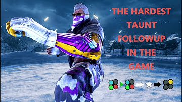 Bryan Fury | The hardest universal Taunt followup in the game『 TEKKEN 7 』