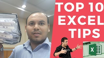 10 اختصارات لتصبح محترف فى استخدام برنامج الاكسيل Excel Short Cuts |اختصارات الاكسيل