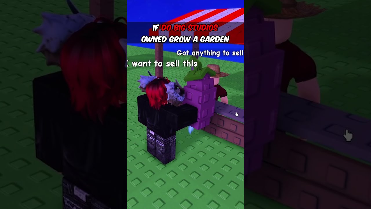 If Do Big Studios Owned Grow a Garden💀😭 #roblox #growagarden