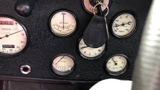 NOW SOLD - 1929 MG 18-80 showing Jaeger Instrumentation - engine running