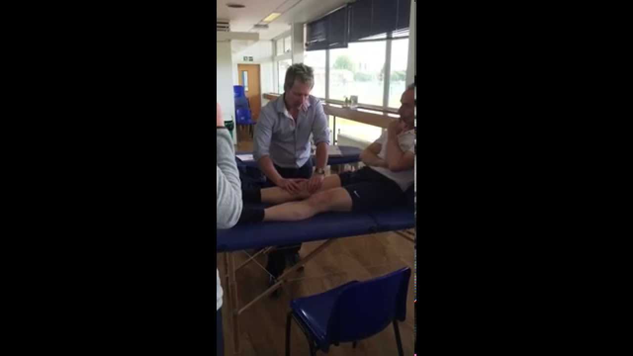 How to perfrom the Ballotment test for Knee swelling physiotherapy exercises