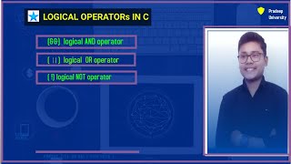 What is logical operator in C (part 15) #coding #programming #pradeepUniversity