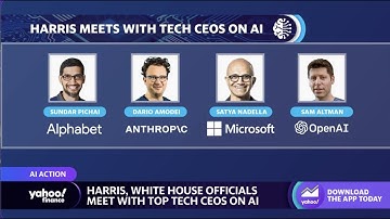 Tech CEOs meet with Vice President Harris, White House on artificial intelligence