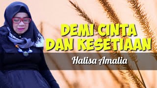 Tabahkanlah (Demi Cinta dan Kesetiaan) - Halisa Amalia | Lyrics & Lirik Video | (aquinaldy)