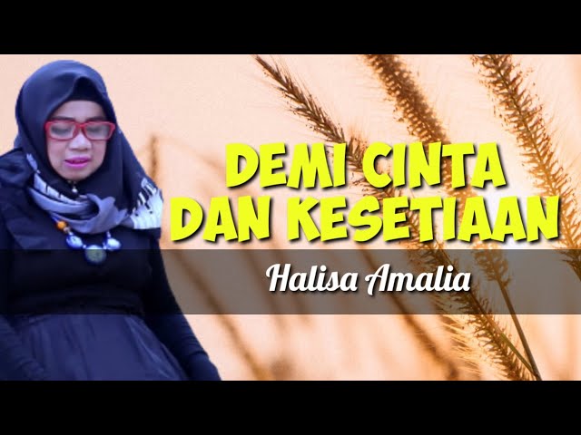 Tabahkanlah (Demi Cinta dan Kesetiaan) - Halisa Amalia | Lyrics & Lirik Video | (aquinaldy) class=