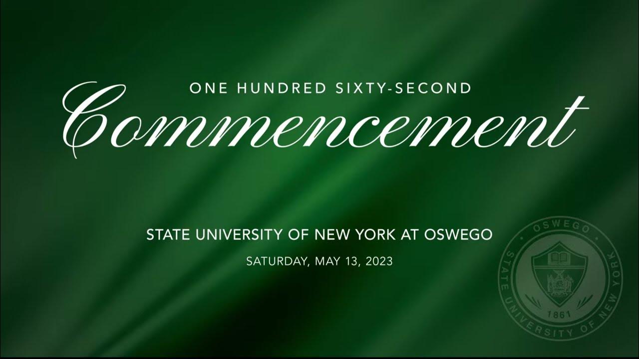 SUNY Oswego May 2023 Commencement School of Communication, Media and