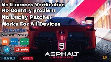 Asphalt 9 Legends Fix "Your Device is not Compatible And your country is not supported" in hindi