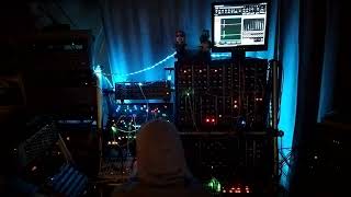 Experimental Patch on 5U Modular and Semi-Modular Synthesizers